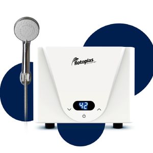 Terma Instantánea Digital Max con Pantalla Táctil y Regadera Cromada  5500W