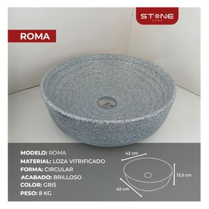 Bowl Redondo Roma - Stone