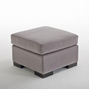 Puf Tom Ford Rectangular - Gris Claro