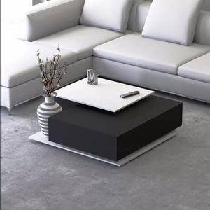 Mesa de Centro Mouse - Negro y Blanco
