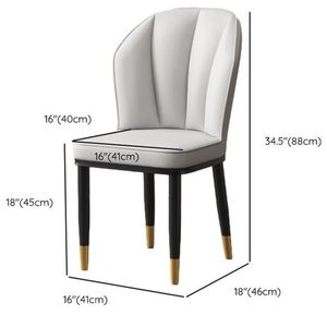Silla de Comedor Winston - Negro y Gris