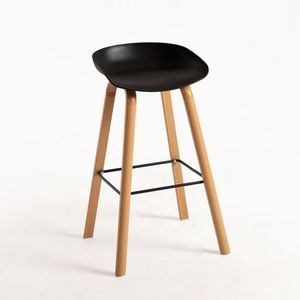 Silla de Bar Misuri Vintage - Negro