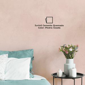 Pintura Cemento Quemado Suvinil Piedra Rosada 5kg