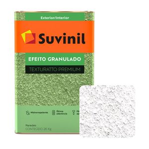 Pintura Texturado Suvinil efecto Granulado Blanco 23kg