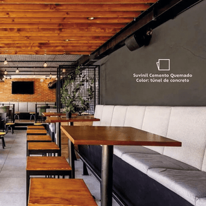 Pintura Cemento Quemado Suvinil Tunel de Concreto 5kg