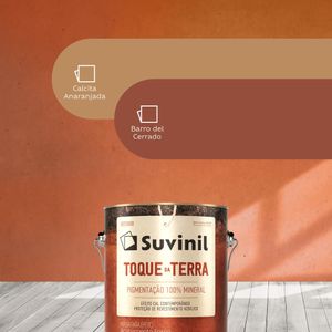 Masilla Suvinil Toque da Terra Calcita Naranja 5kg