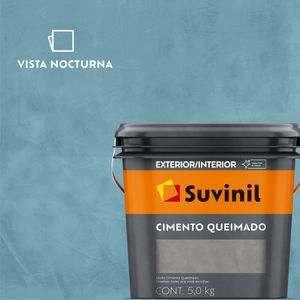 Pintura Cemento Quemado Suvinil Vista de noche 5kg