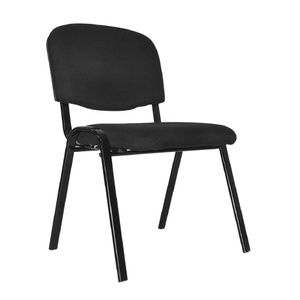 Silla de visita Isosceles Negro Bonno