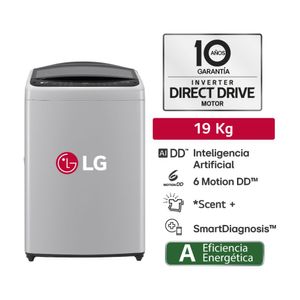Lavadora LG WT19DV6T AI DD Carga Superior 19kg Gris