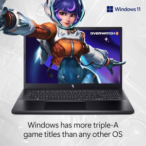Acer Nitro V 15.6" FHD 144Hz Ryzen 5 7535HS 8GB RAM 512GB SSD RTX4050 | Negro - Teclado Inglés