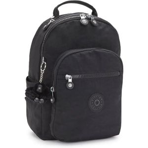 Kipling | Mochila Seoul Pequeña con Funda para Tablet | Negro