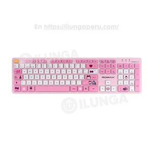 Teclado Inalambrico Romax HELLO KITTY SANRIO A Pilas ROSADO