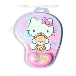 MOUSE PAD ERGONOMICO REPOSA MUÑECA HELLO KITTY