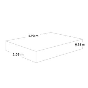 Colchón Medallón Ergosoft 1.5 plazas