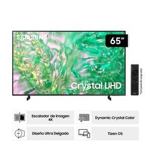 Televisor SAMSUNG CRYSTAL UHD 65" UHD 4K Smart TV UN65DU8000GXPE