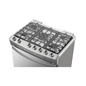 Cocina a Gas ProCook Midea 30" 5 Quemadores Acero Inoxidable con Puerta Espejo