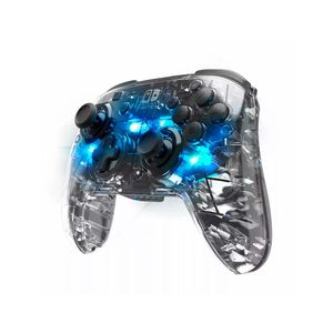 Mando PDP Inalámbrico para Nintendo Switch Afterglow Deluxe Transparente