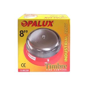 Timbre Industrial Redondo de Metal 8" OPALUX 72.08.220
