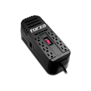 Estabilizador Forza FZ-FVR-2202 8 Tomas/2200VA/1100W 220V Black