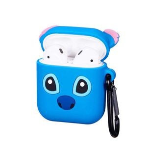 Carcasa de silicona para Airpods de Apple generación 1 y 2 diseño de STITCH