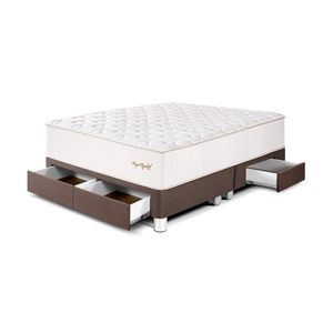 Cama Royal Elizabeth Cajones Queen Chocolate Paraiso