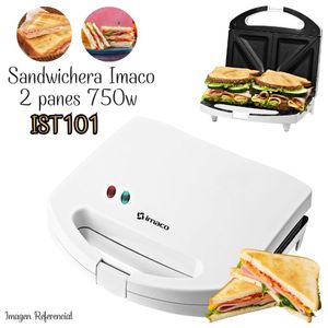 Sandwichera Maker Antiadherente 2 panes - Imaco (Blanco)