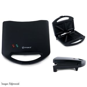 Sandwichera Maker Antiadherente 2 panes - Imaco (Negro)