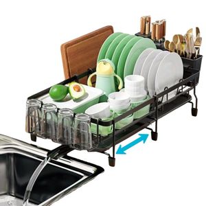Escurridor de Platos Extensible con Posavasos Valeria  4490001