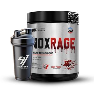 Pre Entreno Nox Rage 350Gr Fruit Punch + Shaker