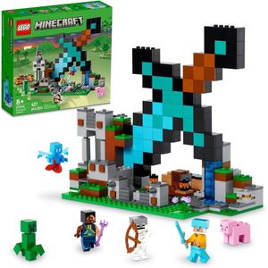 LEGO Minecraft 21244 con Creeper, Guerrero, Cerdo y Esqueleto
