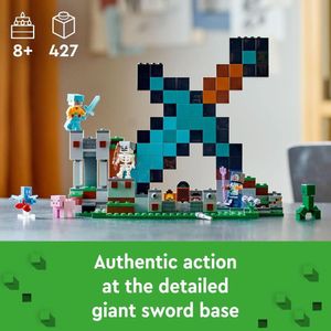 LEGO Minecraft 21244 con Creeper, Guerrero, Cerdo y Esqueleto