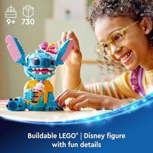 Lego | Set de bloques de construcción de Stitch con helado