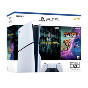 Consola Playstation 5 Slim Lectora 1TB +Juegos Físicos Returnal & Ratchet and Clank