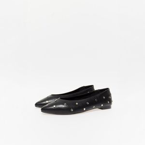 Bailerinas Sfera Mujer Tacha Eyelet Negro