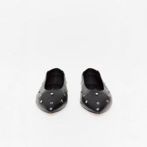 Bailerinas Sfera Mujer Tacha Eyelet Negro