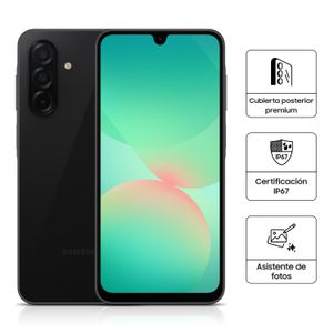 Celular Samsung A26 SM-A266MZKALTP 6GB RAM 128GB 6.7" Negro