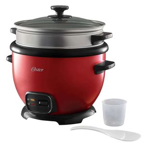 Olla Arrocera Multiusos Oster Ckstrc5730R Rojo 2.2Litros, función mantener caliente