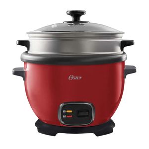 Olla Arrocera Multiusos Oster Ckstrc5730R Rojo 2.2Litros, función mantener caliente