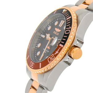 Reloj Análogo Invicta  44717 Pro Diver Hombre Acero Oro Rosa y Plateado