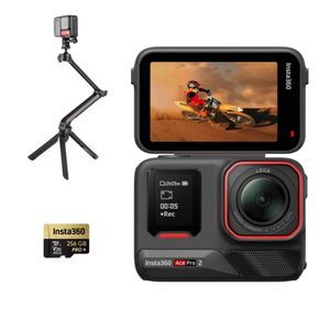 Insta360 Ace Pro 2 + Selfie Multifuncional + Memoria 256GB Pro
