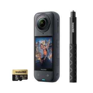 Insta360 X5 + Selfie Stick 114CM + Memoria 256GB Extreme Pro