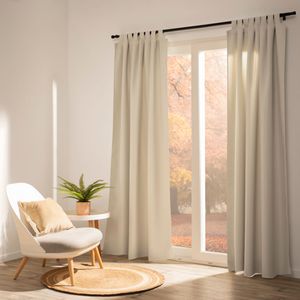 Cortina Woven Blackout con Presillas 140 x 240 cm