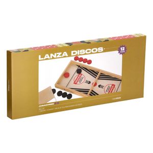 Juego lanza Discos de Madera