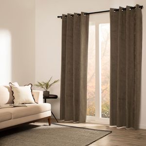 Cortina Blackout Chenille con Ojetillos 140 x 240 cm