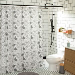 Cortina de Baño Algodón Twill Estampada 180 x 190 cm