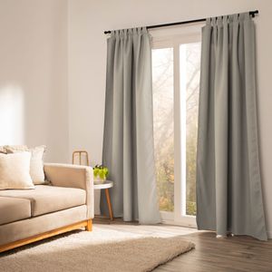 Cortina Woven Blackout con Presillas 140 x 240 cm