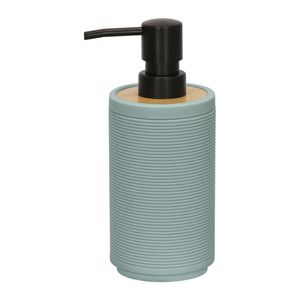 Dispensador Jabón de Plástico y Bambú 330 ml