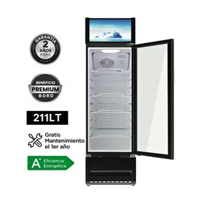 Vitrina Exhibidora Bord 211L - Blanco