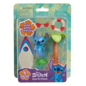 Mini Set De Figuras Stitch Hang Ten
