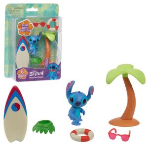 Mini Set De Figuras Stitch Hang Ten